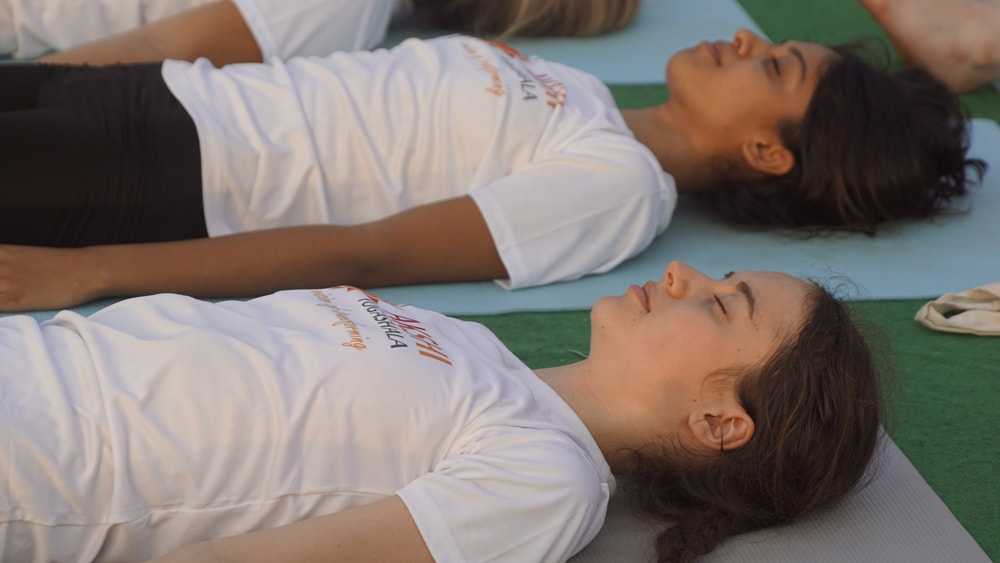savasana or corpse pose - 200 Hr Yoga Teacher Training India